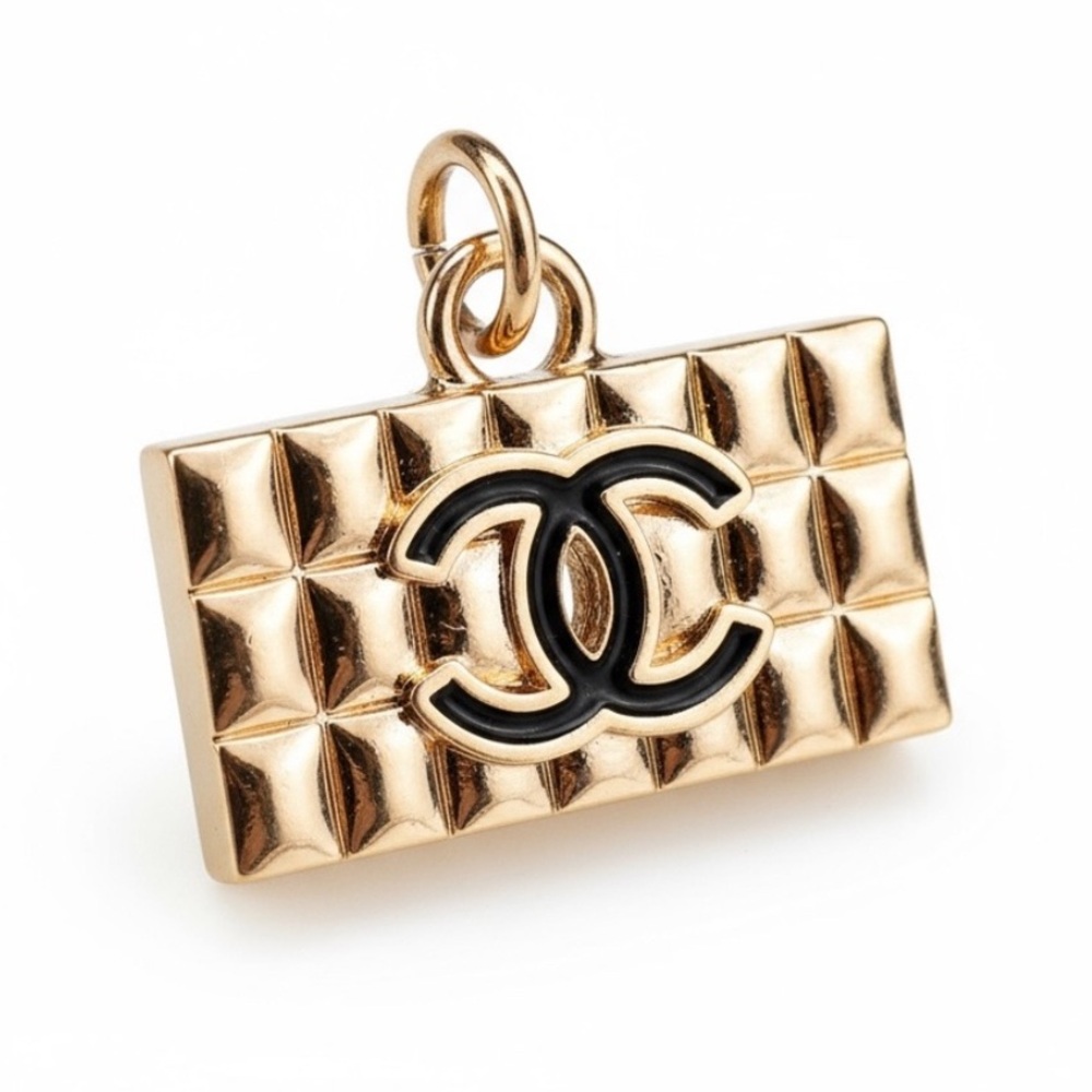 CHANEL Authentic Gold and Black Pendant for Necklace - Picture 9 of 12